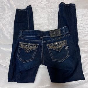 Miss Me embellished straight legs jeans